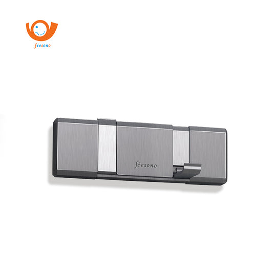 FIESONO Stainless Steel Wall Mount Folding Coat Hooks with 6 Foldable Space Saving Hooks