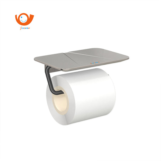 FIESONO Toilet Paper Holder with Shelf