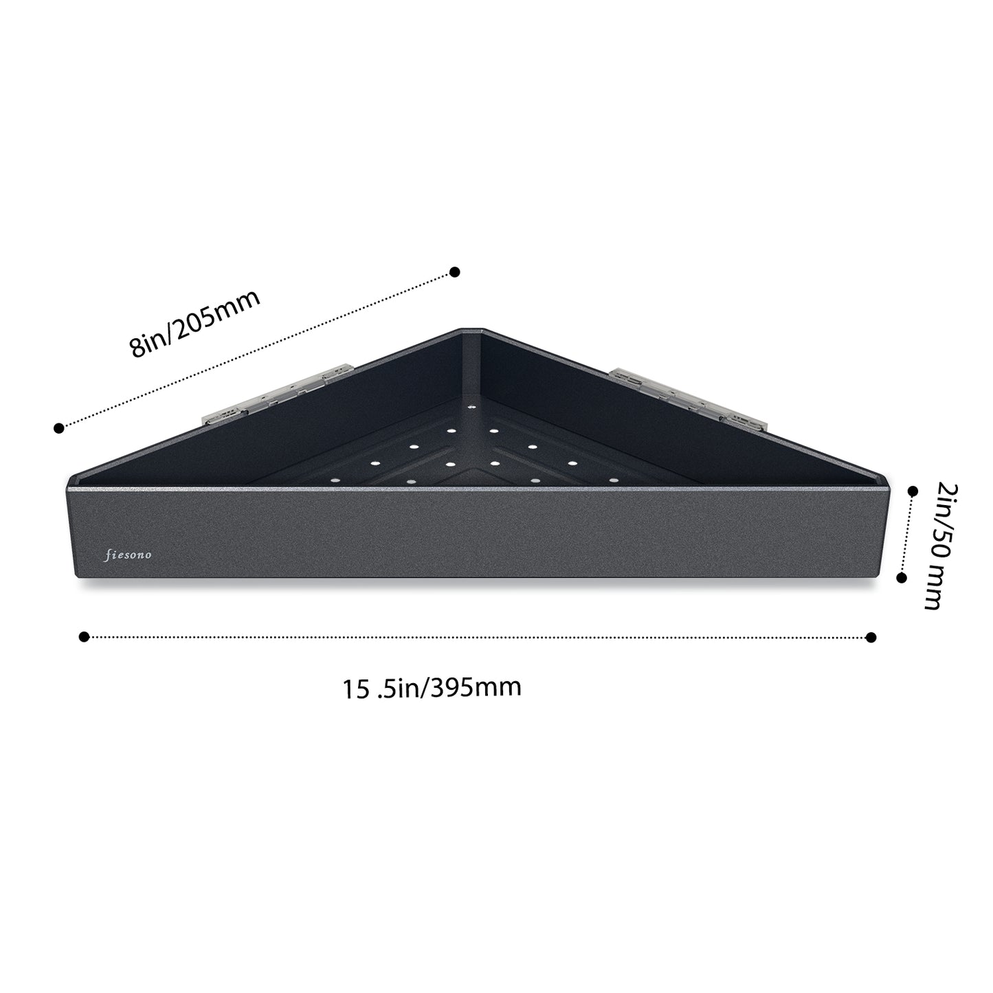 FIESONO 2-Tier Corner Shower Shelves