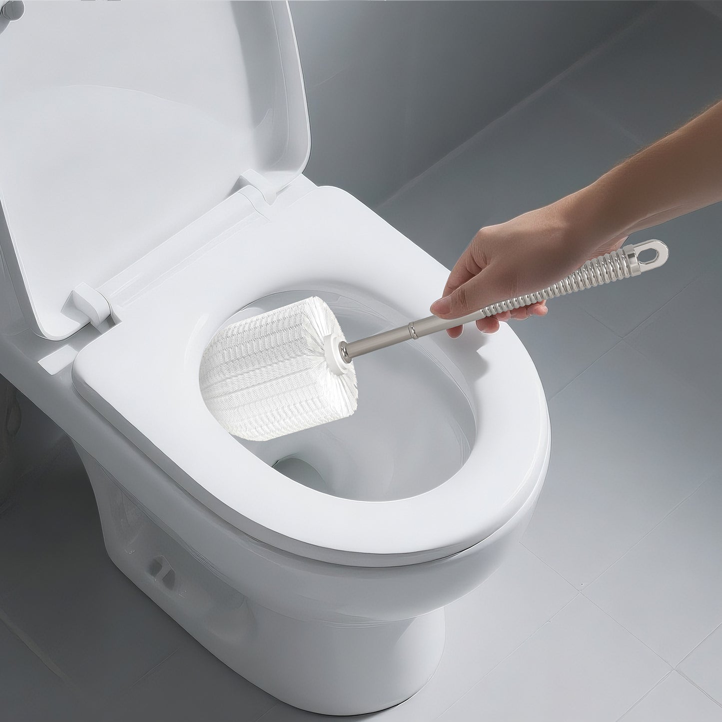 FIESONO Toilet Brush and Holder Set