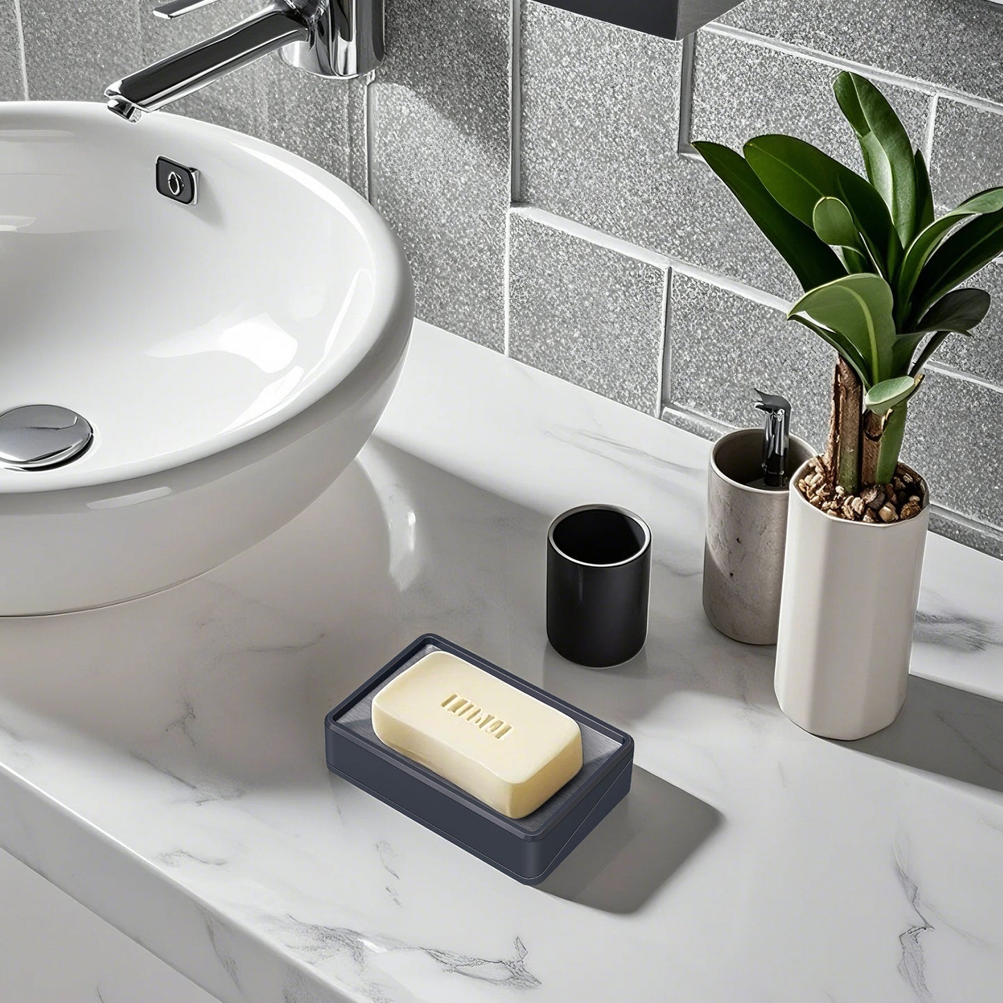 FIESONO Stainless Steel Soap Dish Holder