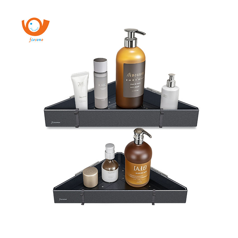 FIESONO 2-Tier Corner Shower Shelves